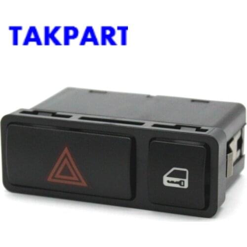TAKPART Hazard Warning Light Emergency Flasher Switch For BMW 3 Series E46 E53 E85 325 X5 61318368920