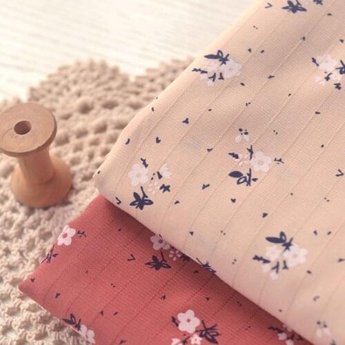 Flower Cluster Fabric Lolita Clothing Dress Top Shirt Baby Clothes Curtain DIY Fabric