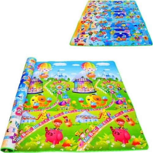 Baby Play Mat Toys Educational Developing Mat Puzzle Eva Foam Activity Carpet Gym 0.5cm Thick Childrens Rug Double Sided Gift