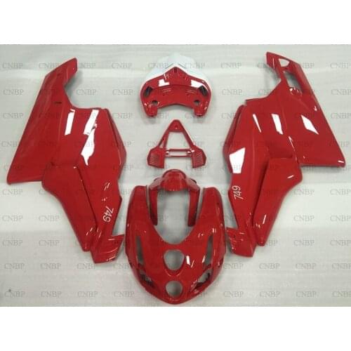 For DUCATI 749 2003 - 2004 Bodywork 749R 03 Fairing Kits for DUCATI 749 2004 Red White Abs Fairing