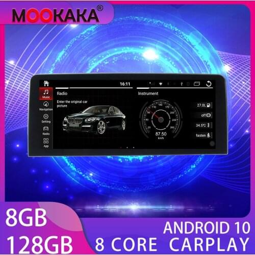 For BMW 1 Series 2016-2021 inch12.3 Android 10 Eight core GPS Navigation 128G CARPLAY Car Dvd Multimedia Player Auto