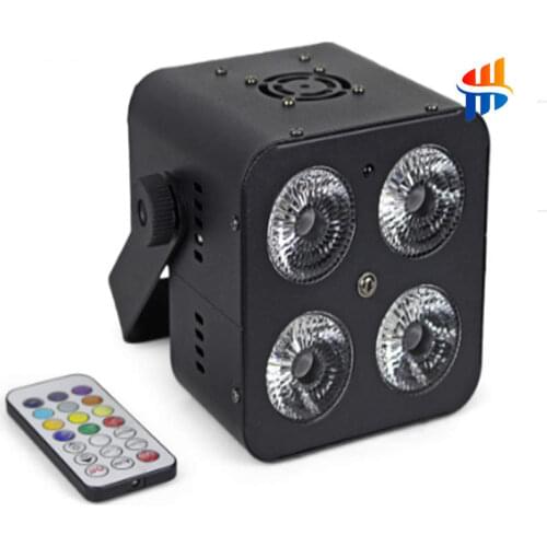 E-commerce best choice high quality hot selling 4pcs rgbw par light Pocket Square Par Light