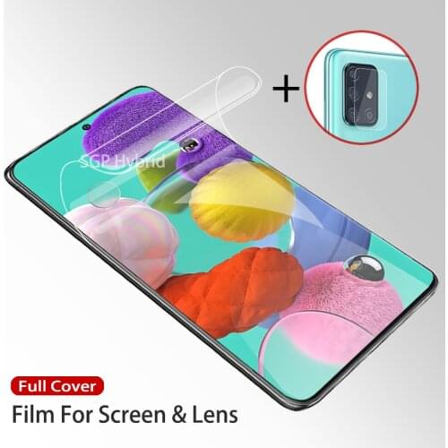 Hydrogel Film For Samsung Galaxy A71 A51 A 71 51 Sticker Hydrogel Screen Protector For Samsung A71 A51 Water Gel Film Not Glass