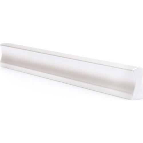 HJY Modern Furniture Pull Handle Drawer Kitchen Cupboard Hardware Zinc Alloy Silver Wardrobe Door Handles Elegant Pulls C25002