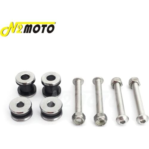 Motorcycle Docking Hardware Bolts Screw Kit For Harley Sportster XL 883 1200 Iron 883 2004-UP Sissy Bar Detachable Mounting Kit