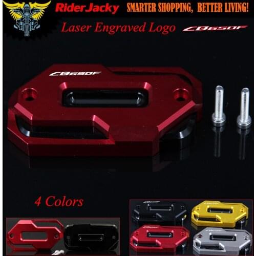 Red Black Motorcycle Front Brake Master Cylinder Fluid Reservoir Cover Oil Cap For HONDA CB650F CB 650F CB650 F 2014-2019 2018