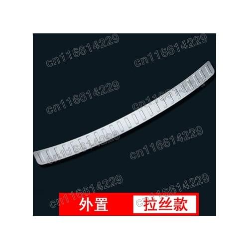 Stainless steel Car Rear Guard Bumper Protector Trim Cover car for VW/Volkswagen Tiguan mk2 2017 2018 2019 2020 2021