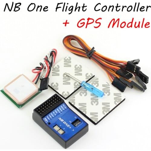 NB One 32 Bit Flight Controller Built-in 6-Axis Gyro with Altitude Hold Mode + GPS Module for FPV RC Fixed Wing Fixed-wing
