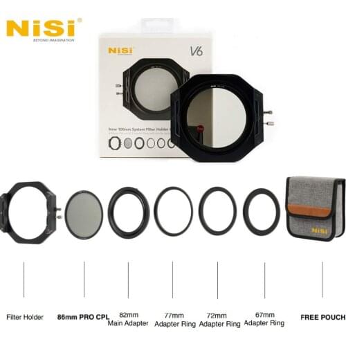 NiSi V6 CPL Filter Holder 100mm System Pro Circular Polarizer Camera Filter filtre For Canon Nikon Sony Olympus FUJIFILM Camera