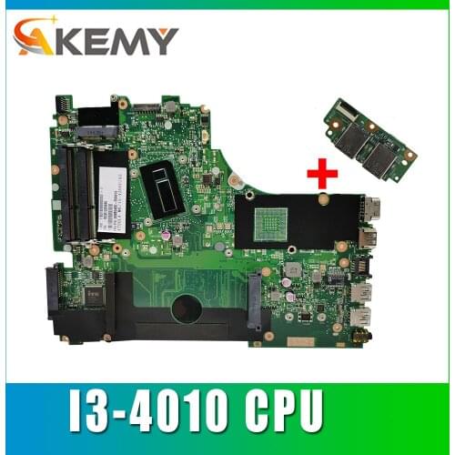 Send board+X750LA Motherboard I3-4010 CPU For ASUS X750L X750LN X750LB laptop Motherboard X750LA Mainboard X750LA Motherboard