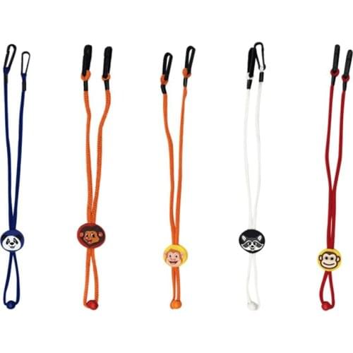 5Pcs Adjustable Cartoon Printed Rubber Clip Extension Cord for Kids Face Cover Earache Fixer Anti-Slip Mask Ear Grip Extension