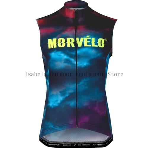 100% Polyester Sleeveless Cycling Vest Racing Bicycle Clothing Anti-UV Cycling Jersey Summer MTB Bike Clothes