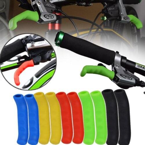 1 Pair Bicycle Road Bike MTB Brake Lever Grip Protectors Non-Slip Rubber Covers
