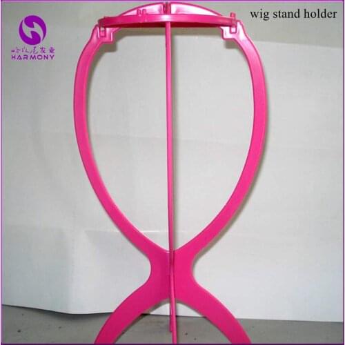 1Pcs Top Quality Head Hat Cap Holder Plastic Wigs Stand Display Tool Hair Accessories Portable Folding Wig Stands