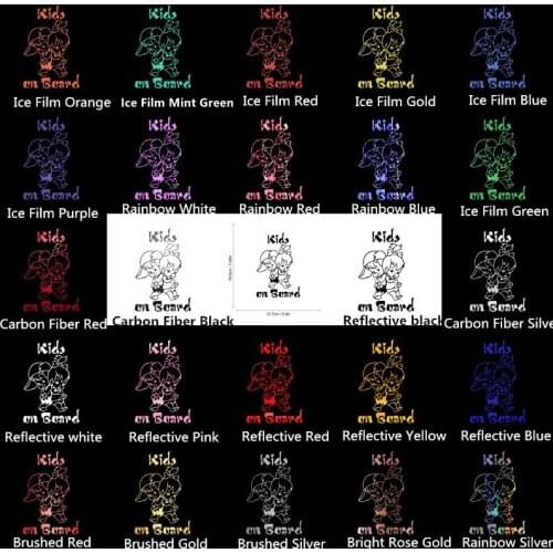 19*12.7cm Car Sticker KIDS BABY ON BOARD Car Stickers and Decals Car Styling Auto Decoration Door Body Window Vinyl Stickers