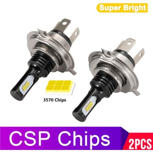 2Pcs Led H4 H7 H1 H3 H11 H13 9005 9006 9007 Auto Headlight Mini Size 80W 12000LM 6500K 8000K Plug and Play Car Headlight
