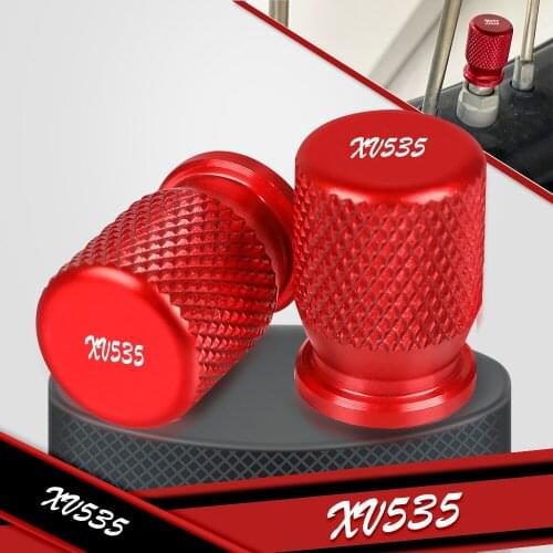 For Yamaha XV535 XV 535 Virago 1987-2021 2020 2019 2018 2017 CNC Aluminum Tire Valve Air Port Cover Caps Motorcycle Accessories