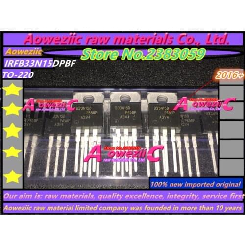 Aoweziic 2016+ 100% new imported original IRFB33N15DPBF IRFB33N15D B33N15D TO-220 FET 33A 150V