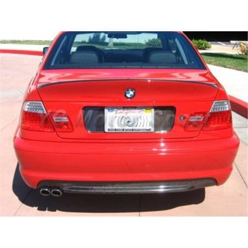 Car Accessories FRP Fiber Glass CSL Style Rear Trunk Boot Lid Fit For 1998-2005 M3 E46 3 Series 4D Sedan Rear Trunk Tailgate