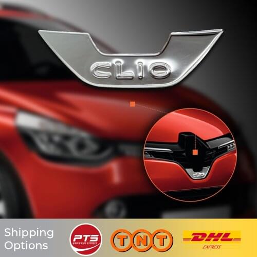 Renault Clio 4 HB 2012 2013 2014 2015 Car Accessories ABS Chrome Emblem Frame Body Molding Moulding Trim