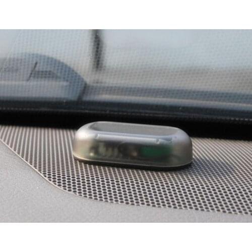 Car Fake Security Light Solar Powered Simulated Alarm LED Light Warning Anti-theft Lamp Portable Durable