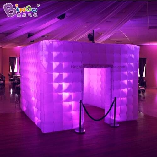Free Shipping 2.1X2.1X2.1 Meters Customized White Inflatable Photo Booth / Cube photography Tent Inflatable Toy Tents For Sale