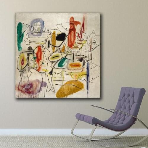 Large Size Abstract Arshile Gorky Untitled Oil Painting Wall Art Picture Paiting Canvas Prints Home Decor Wall Art Picture