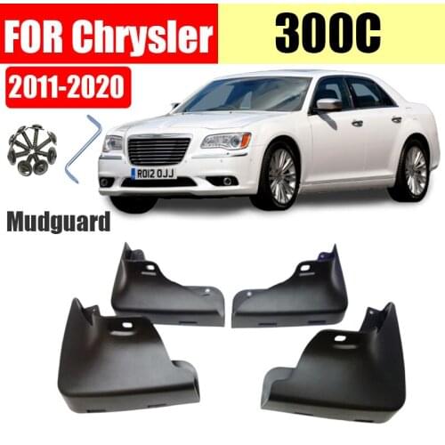 Mud flaps for Chrysler 300C Mudguards Fender Mud flap splash Guard Fenders Mudguard car accessories Front Rear 4pcs 2006-2012