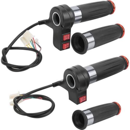 Electric Bicycle 3 Gear Speed Throttle Grip Forward Reverse Button Universal Electric Scooter Bike Accelerator Handle