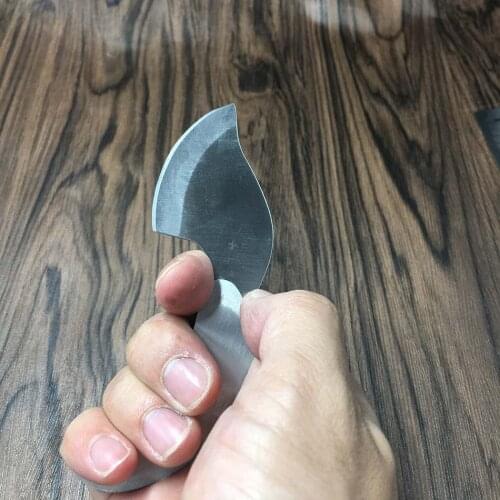 Faca Mini leaf Knife Stainless Steel Outdoor Folding pocket Knives Tactical Survival Pocket Knife camping