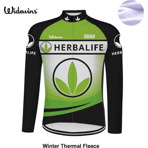 HERBALIFE cycling jersey long sleeve winter thermal Bicycle HERBALIFE Clothing Riding thermal fleece Clothes Outdoor Sports 8012