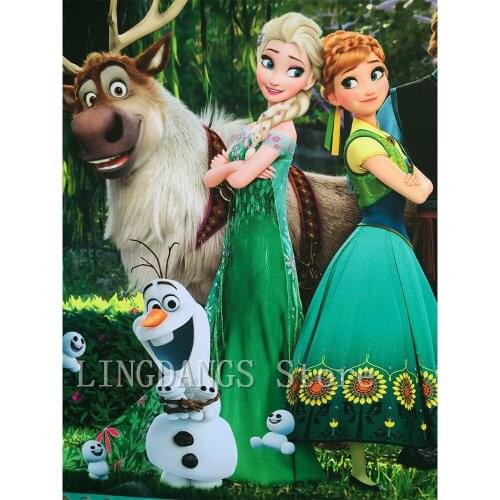 Cartoon Disney Frozen Snow Princess 5d Diy Diamond Painting Diamond Mosaic Embroidery Cross Stitch Full Drill Home Decor Gift