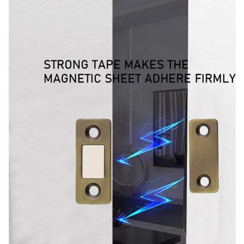 2pcs Magnetic Cabinet Catches Magnet Door Stops Hidden Door Closer With Screw For Closet Cupboard Furniture Hardware Cabinet