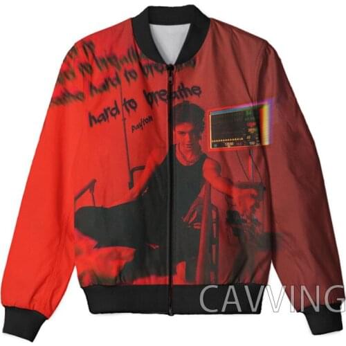 CAVVING 3D Printed Payton Moormeier Zipper Bomber Jackets Men Overcoat Mens Coat Zip Up Jackets for Women/Men