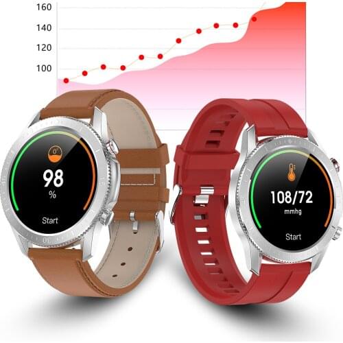 SERVO 2021 Touch Screen Mens Watches Sports Fitness Waterproof Heart rate ECG APP Custom Watch Face Smartwatch For Android IOS