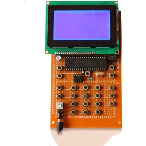 Design diy production kit based on STC51 single chip microcomputer bank ATM automatic teller machine diy kit spare parts