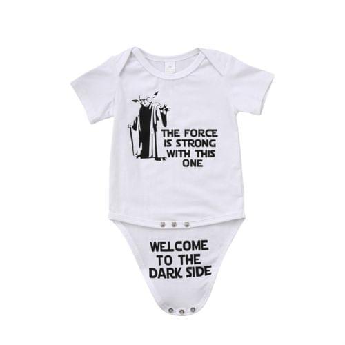 Newborn Infant Baby Boy Girl Cotton Funny Short Sleeve Romper Jumpsuit Kids Clothes Outfit Baby Clothing