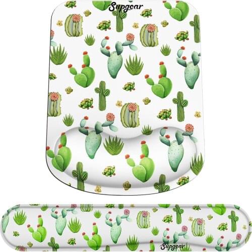 Wholesale Dropshipping Mouse Pad Wrist Support and Keyboard Wrist Rest Non-Slip Desk Pad for PC Laptop Game Office Work