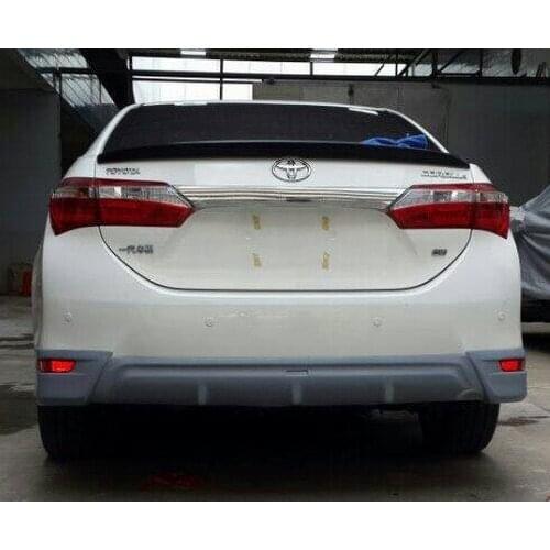 Applicable to - 2014 Small b Encircle Corolla Modified Front Corner Rear Lip Skirt