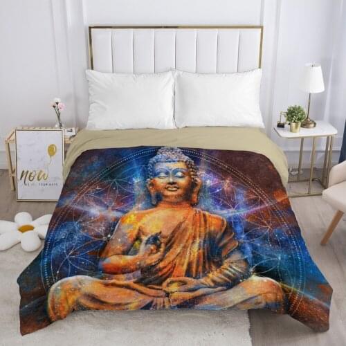 Buddhism Duvet cover Quilt/Blanket/Comfortable Case Double King Bedding 140x200 240x220 200x200 for Home colour