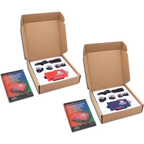 A/V Converter and Line-doubler RetroScaler2x 480p60 signal for Retro Video Game Console PS2/N64/SG Dreamcast/Atari2600