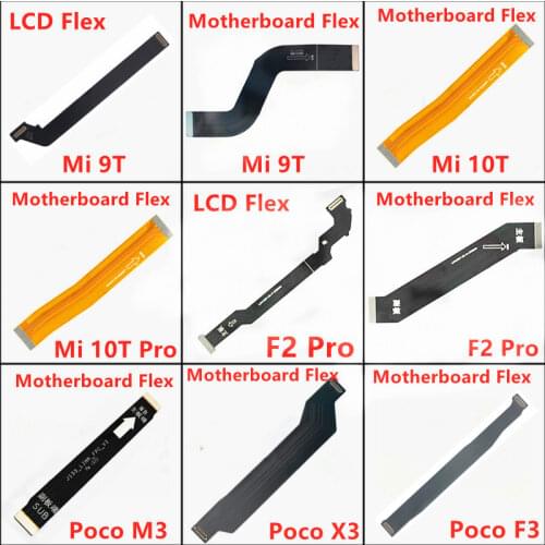 LCD MainBoard Motherboard Connector Main Board Parts Flex Cable For Xiaomi Mi Poco M3 X3 NFC Global Version F2 Pro Mi 10T 9T