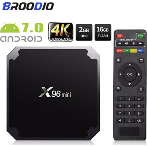 X96mini Android TV BOX X96 mini Smart TVBox 2.4 Wifi Android 7.1 Amlogic S905W Quad Core 1GB 2GB 8GB 16GB Media Set-Top Box New