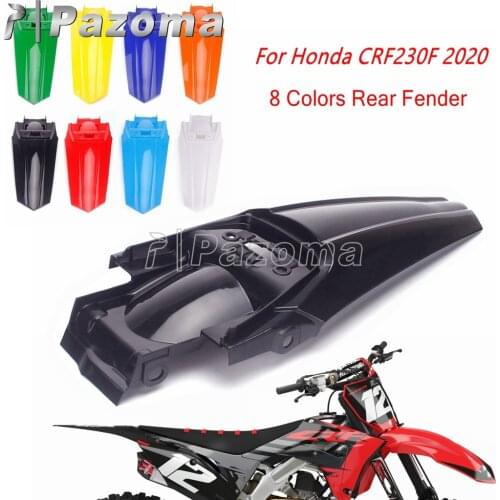 ABS Plastic Rear Fender Mudguard Mud Guards For Honda CRF230F CRF 230F 2020 CRF 230 F Off Road Dirt Pit Bike