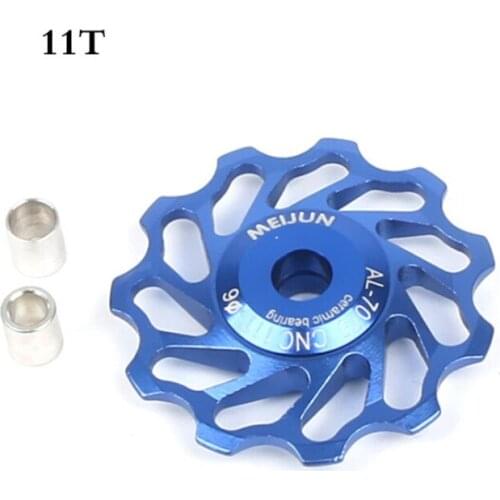 13T 11T MTB Bicycle Rear Derailleur Jockey Wheel Ceramic Bearing Pulley Guide Roller Idler Rear Derailleur