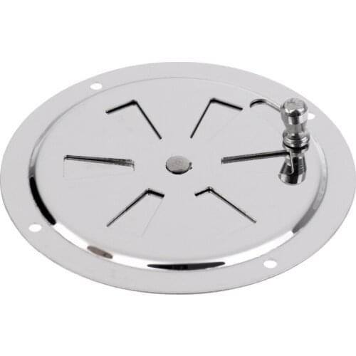 4" Stainless Steel Round Louvered Air Vent for Marine Boat RV Yacht Courtyard Accessories