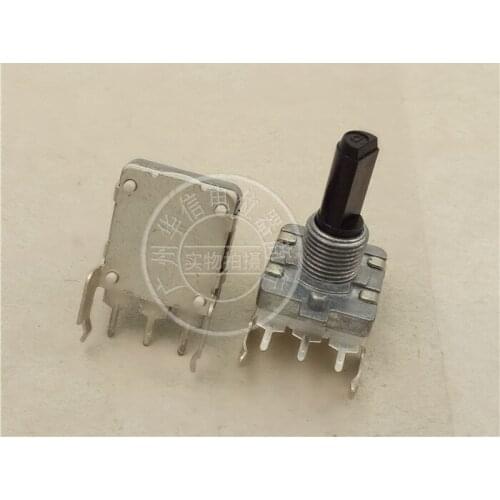 Acoustic Potentiometer EC16 Horizontal Encoder Step 24 point Handle length 20MM switch