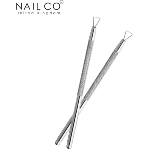 NAILCO 1PCS New Nail Planer High Quality Stainless Steel Manicure Nail Gel Polish Remove Cuticle Pushers Nails Tackle Nail Tools