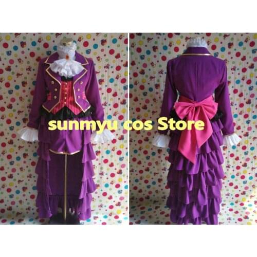 Black ButlerⅡ Kuroshitsuji Alois Trancy Cosplay Costume,Custom Size Halloween Wholesale Good Quality