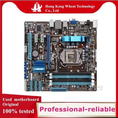 For ASUS P7H55 M/USB3 Motherboard Socket LGA 1156 DDR3 SATA2 For Intel H55 Original Desktop Used Mainboard